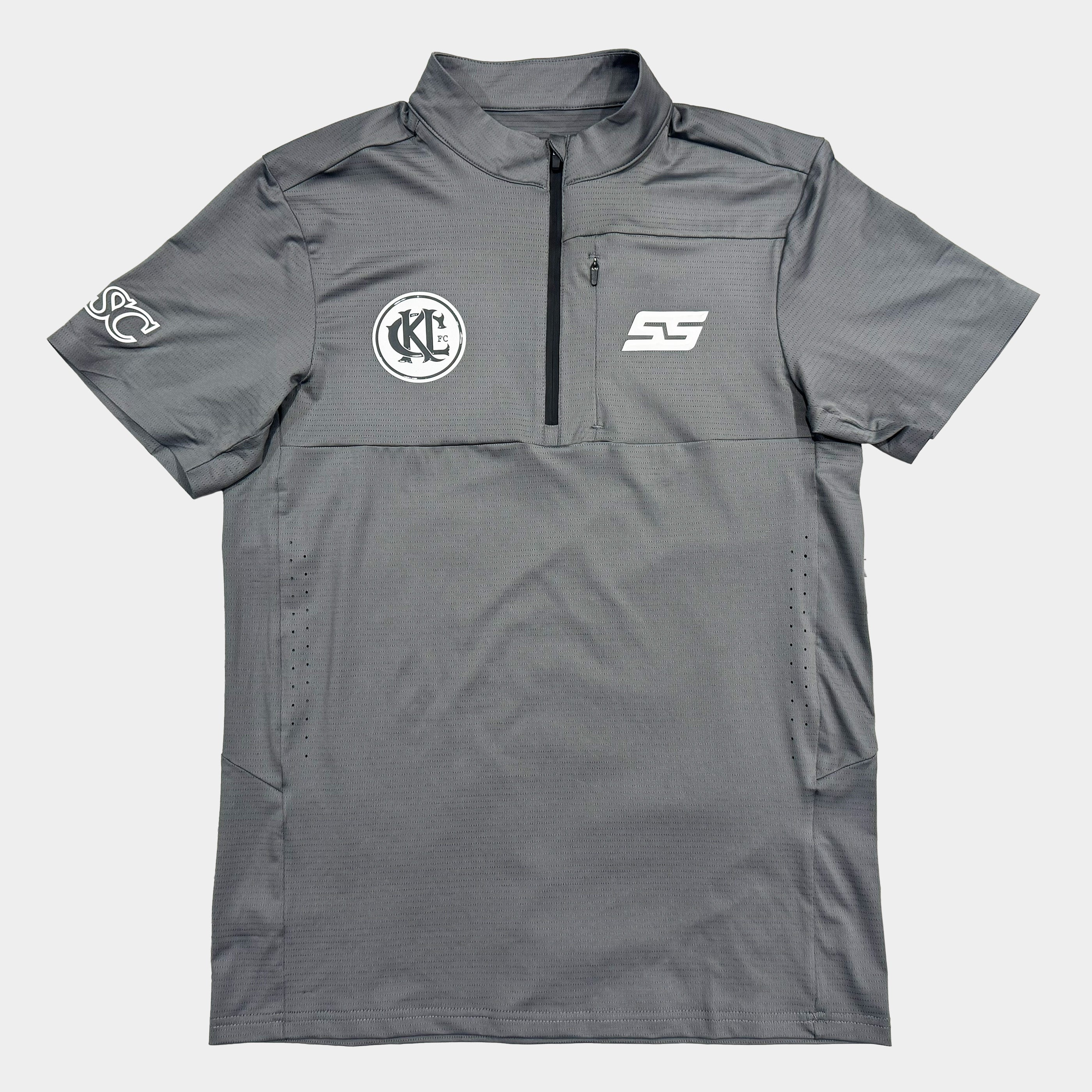 KL City FC Performance Quarter-Zip Sports Mock-Collar T-Shirt